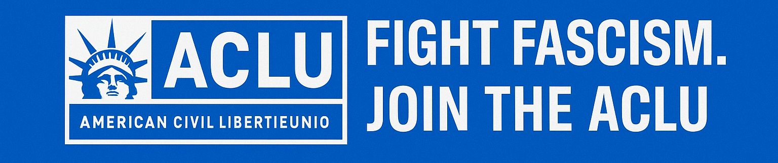 ACLU banner ad